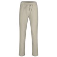 thumbnail image 3 of Innerwin Bottoms Solid Color Men Pants Outdoor Elastic Waist Loose Trousers Khaki L, 3 of 7