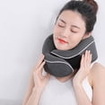 thumbnail image 1 of Styesk Pillow Travel Neck Pillow Top Memory Foam Pillow For Head Support Ideal For Airplanes Cars And Home Recliners Adjustable And Soft Home &kitchen Bedding, 1 of 6