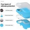 thumbnail image 2 of KOMI Compatible with iPhone 16 Pro Max Case, Premium Liquid Silicone Case, Full Body Protective Cover, Shockproof, Slim Phone Case, Anti-Scratch Soft Microfiber Lining, 6.9 inch Ocean Blue, 2 of 5