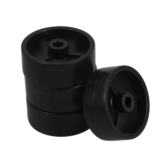 4pcs Universal Casters Heavy Duty Plastic Wheels for Gas Patio Heater Easy Installation and Movement Replacement Parts for Outdoor Heater