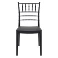 thumbnail image 3 of Compamia Josephine Chaise de Salle à Manger de Patio Noire, 3 of 10