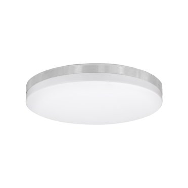 Xtricity - Plafonnier Rond avec LED Intégrées, Diamètre 15 Pouces, 3 Options de Couleur, de la Collection Valerio, Nickel