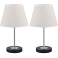 thumbnail image 4 of Lampes de Table Modernes - Lampes de Chevet et de Bureau, Petites Lampes de Table de Nuit, Ensemble de 2, 4 of 7