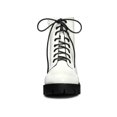 thumbnail image 2 of Unique Bargains Women's Platform Chunky Heels Combat Boots, 2 of 8