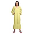 thumbnail image 4 of Moomaya Solid Short Sleeve Nightdress For Ladies Button Placket Nightwear, 4 of 6