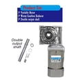thumbnail image 2 of 180W Worm Gear Motor with RV040 Reducer Gearbox Speed Adjustable Controller 130-16RPM Gear Motor Self-Locking 90W-180W AC ,Easy to Install, 2 of 7