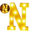 thumbnail image 1 of Dvruxg Light Up Letters, Led Letter Lights 26 Alphabet, Decorative Lighted Letter, Battery Powered Led Marquee Letters for Party, Bar, Night Light, Home Decor, 1 of 4