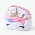 thumbnail image 2 of Claire's Étui de Beauté Princesse Unicorn en Peluche, 2 of 2