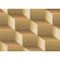 thumbnail image 1 of Ahgly Company Machine Washable Indoor Rectangle Transitional Orange Area Rugs, 3' x 5', 1 of 7