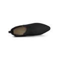 thumbnail image 4 of BLISSFUL STEP Women's Boots Pointed Toe Block Heel Chelsea Ankle Boots Black 8.5, 4 of 8