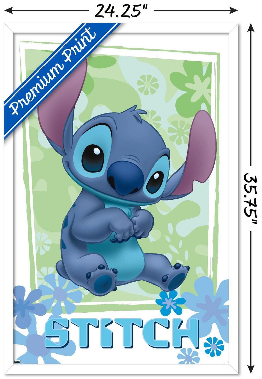 Disney Lilo and Stitch - Flowers Wall Poster