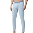 thumbnail image 1 of Dagugfen Mens Legging Mid Waist Underwear Base Layer Seamless Tight Fitting Thermal Pants Fall Winter, 1 of 5