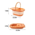 thumbnail image 3 of LSLJS Foot Soaking Bath Tub Basin - Collapsible Foot Bath Basin for Soaking Feet - Foot Soak Tub - Plastic Foot Bucket with Handles and Massage Acupoint, Other, 3 of 7