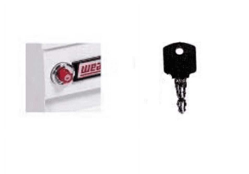 Weather Guard Tool Box Lock 7748-61 Single Replacement Lock; Fits Aluminum Chest Boxes; Key Code K761