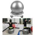 thumbnail image 4 of S SERENABLE 65cm Exercise Ball Chair Fitness Workout w/ Stability Base for Home Gym Gray, 4 of 9