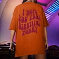 thumbnail image 2 of CEHVOM Oversized T Shirts For Women Plus Size Slogan Graphic Drop Shoulder Short Sleeve Tops Summer Loose Pullover Tees, 2 of 8