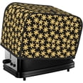 thumbnail image 1 of Toaster Cover 2 Slice Vintage Groovy Flowers Dustproof Bread Maker Cover Fingerprint Bakeware Protection Wide Slot Toaster Bag Reusable Kitchen Small Appliance Cover TC278, 1 of 6