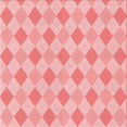 thumbnail image 1 of Ahgly Company Tapis d'Intérieur Lavable en Machine Carré Rose Transitionnel, 7 Pieds Carré, 1 of 7