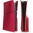 thumbnail image 1 of Plaque Frontale pour PS5 Slim Édition Disque - Plaque de Couverture ABS Peau Mate, Comprend 2 Couvre-Manettes en Silicone pour une Protection Accrue, 1 of 5