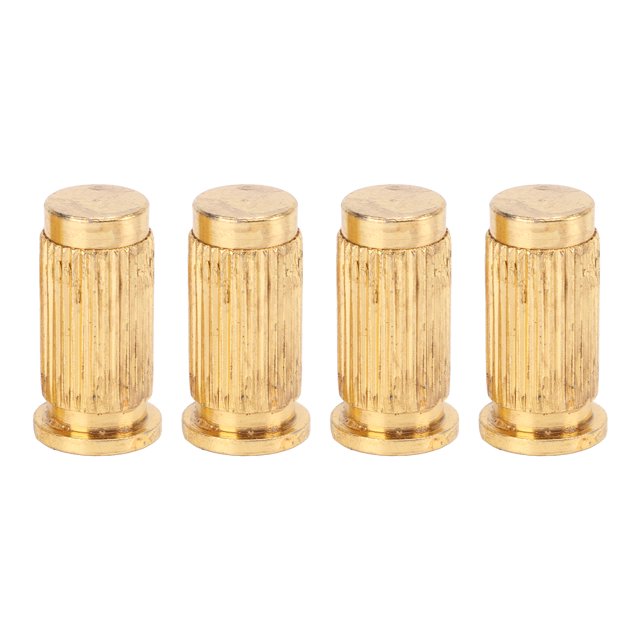 Guitar Bridge Mounting Anchors, Guitars Bridges Bushing Sturdy 4Pcs Easy Installation For Electric Guitars Black,Gold,Silver