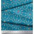 thumbnail image 2 of Soimoi Modal Satin Fabric Paisley Panel Print Fabric by The Yard 42 Inch Wide, 2 of 3