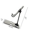 thumbnail image 2 of UPOUART Collapsible Black Phone Holder Desktop Stand for Stable Smartphone Support, 2 of 8