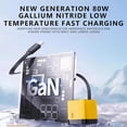 thumbnail image 3 of Chargeur GaN 3 en 1, Module de Charge Rapide Max 80 W Extensible avec Câble Type‐C et 2 Ports USB, Chargeurs de Téléphone Rétractables Prise Murale, Charge Rapide à Trois Ports, pour Téléphone et Ordinateurs Portables (Blanc+jaune), 3 of 8