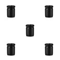 thumbnail image 3 of QualitChoice 4 Pcs Coiffage de Voiture Alliage de Zinc Antivol Capuchons de Valve de Pneu de Voiture Sport Pneus de Roue Noir 5Ensemble, 3 of 6