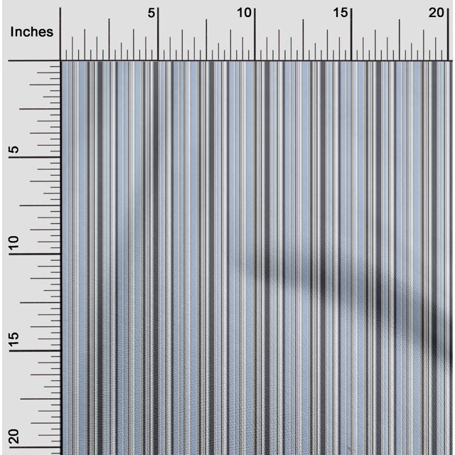 oneOone Silk Tabby Fabric Multicolor Stripe Print Fabric By Yard 42 Inch Wide