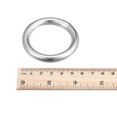 thumbnail image 4 of Unique Bargains Bague Ronde en Acier Inoxydable 316 40 mm ID 8 mm d'Épaisseur, Lot de 3, 4 of 5