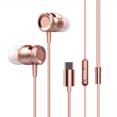 thumbnail image 1 of USB Type-C In-Ear Wired Metal Earphone Headset USB-C Earphone Earbuds In-line Control w/ Mic for, 1 of 7