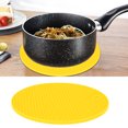 thumbnail image 2 of Peahefy Tapis en Silicone, Coussin Isolant, Tapis de Forme Ronde de Qualité Alimentaire, Napperon en Silicone Épaissi, Coussin Isolant, Tapis pour Four à Micro-Ondes, 2 of 8