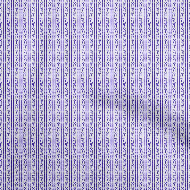 oneOone Rayon Indigo Blue Fabric Block Sewing Craft Projects Fabric Prints By Yard 56 Inch Wide-FK