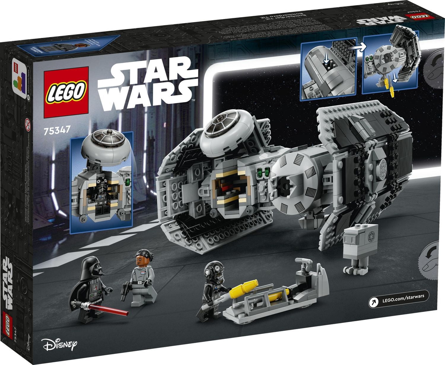 LEGO Star Wars Bombardier TIE 75347 Ensemble de construction (625 pièces)