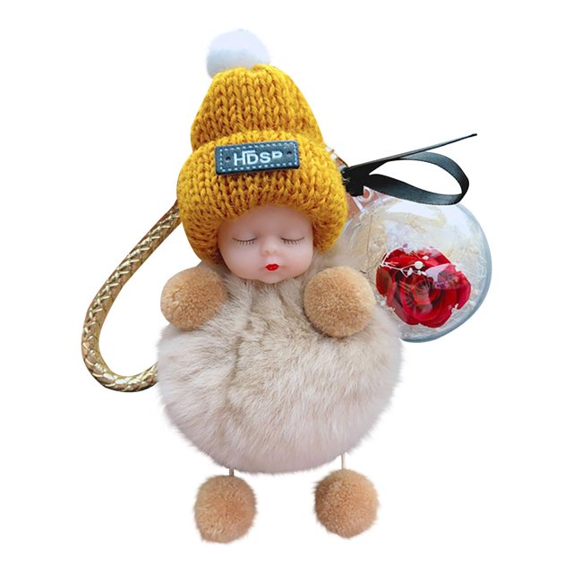 Valentines Day Flowers Artificial Lovely Simulation Plush Squint Doll Valentines Day Rose