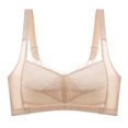 thumbnail image 1 of Timegard Plus Size Bras for Women No Underwire Lace Lightweight Full Coverage Comfort Daily Bralette, 1 of 7
