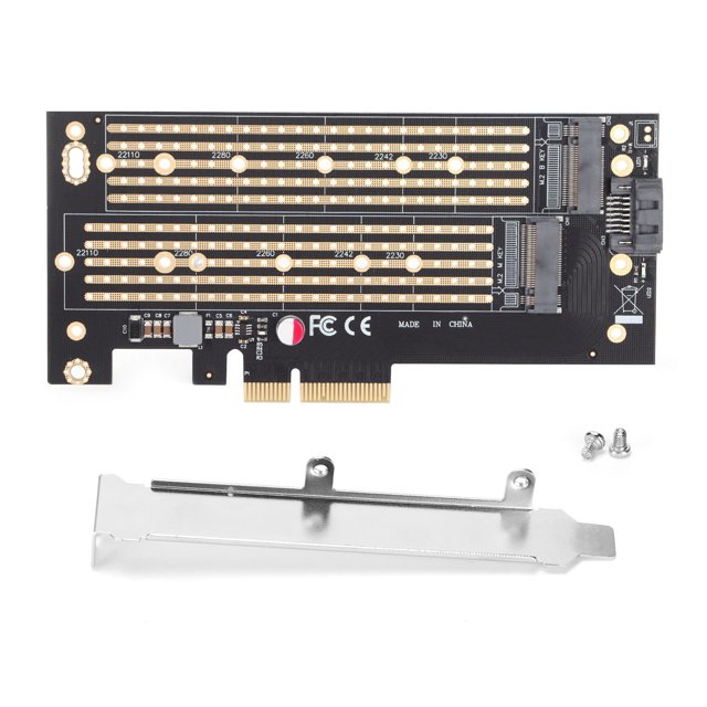Pcie Adaptateur M.2 B&m Clé NVMe Carte d'Extension SSD pour Serveur Win 10/8/8/8.1/Win 2012 R2/Linux Fedora SUSE Ubuntu