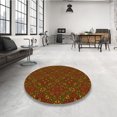 thumbnail image 4 of Ahgly Tapis Rectangulaire Lavable en Machine Intérieur Transitionnel Rouge Cramoisi, 3 Pieds x 5 Pieds, 4 of 7