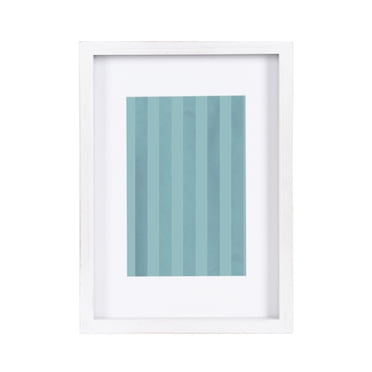 DesignOvation Gally 5x7 Matted to 3.5x5 White Picture Frame