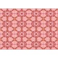thumbnail image 1 of Ahgly Company Tapis Rectangulaire Lavable en Machine Intérieur Transitionnel Rose Pastel, 3 Pieds x 5 Pieds, 1 of 7