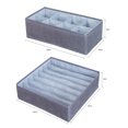thumbnail image 3 of Underwear Organizer Divider Foldable: Large Socks Drawer Organizer Storage Box, 3 of 10