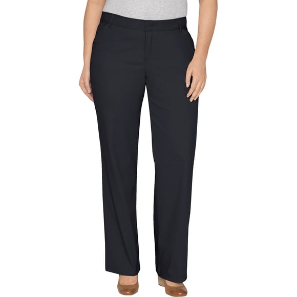 Dickies Womens Plus Size Relaxed Fit Straight Leg Stretch Twill Pant, 18W