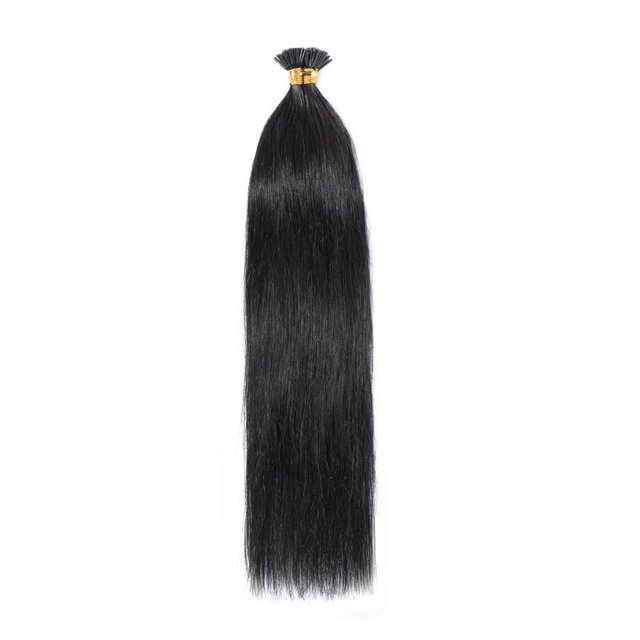 MesaSe Extensions de Cheveux Humains 100 Brins Pré-Liés Stick Tip Kératine Cheveux Lisses Doux