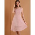 thumbnail image 2 of INSPIRE CHIC Robe Midi Sans Manches Vintage à Imprimé Cerise pour Femmes, 2 of 6