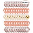 thumbnail image 1 of 50 PCS Rose Gold Confetti Balloons Balloons Party Balloon for Birthday Decorations, Wedding (50pcs-A), 1 of 4