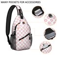 thumbnail image 3 of Life is Better with Donuts Donut Lover Donut Dessert Lightweight Multipurpose Travel Sling Backpack Small and Durable, 3 of 6