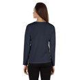 thumbnail image 4 of Inkmeso Solid Button Henley T-shirt For Womens Casual BasicLong SleeveTee T-shirts, 4 of 7