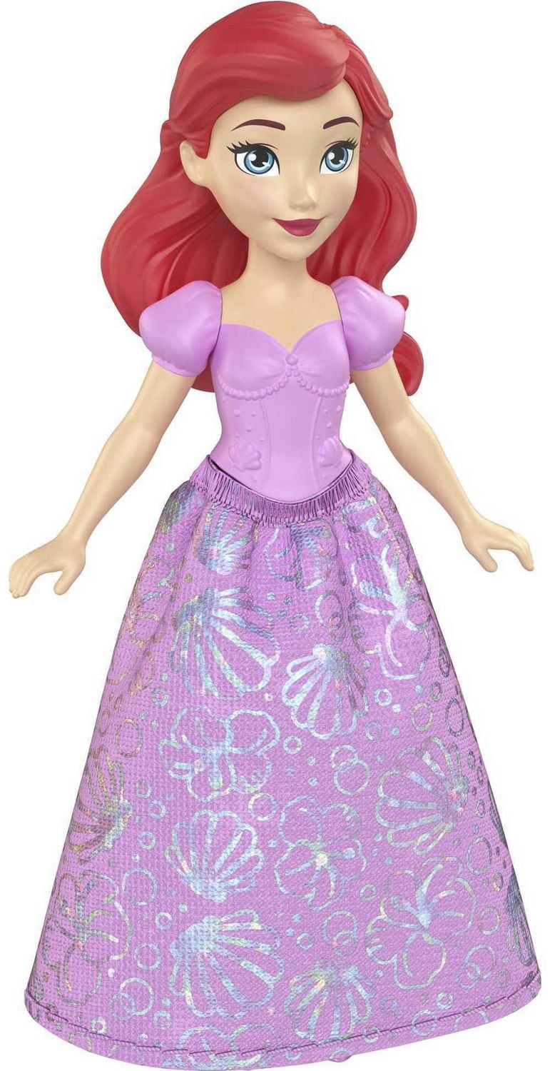 Disney Princess Ariel Small Doll, Collectible Disney Toy Inspired by the Movie The Little Mermaid