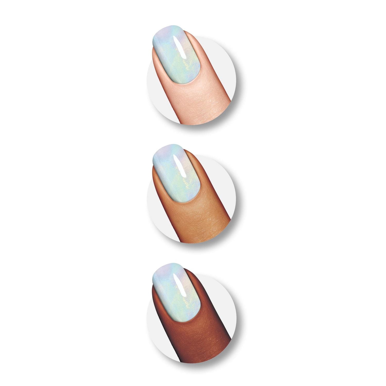 Sally Hansen - Vernis de finition Miracle Gel™, système de simili-gel en 2 étapes, sans lampe UV