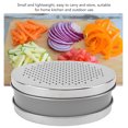 thumbnail image 4 of Parmesan Cheese Shredder, Cheese Grater Dual Sided Stainless Steel Box Grater Portable Food Shredder with Food Storage Container for Ginger Radish, 4 of 7